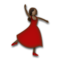 Woman Dancing - Black emoji on LG